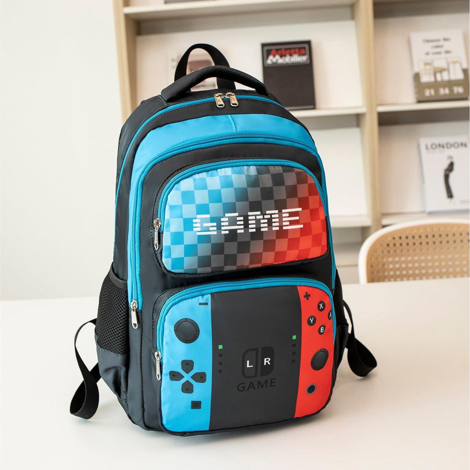 Mochila Escolar Octsky para Niños 43.2 cm Azul Resistente