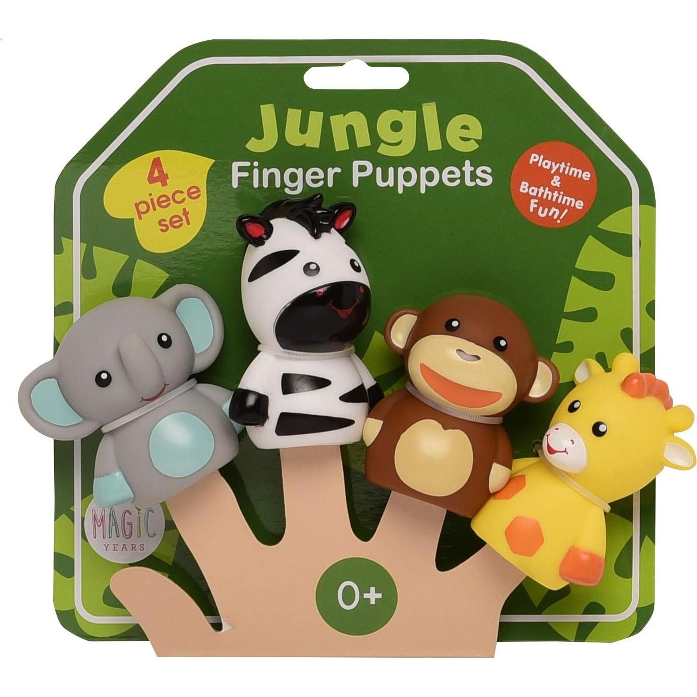 Títeres de Dedo Animales Selva Rashti Juego 4 Piezas