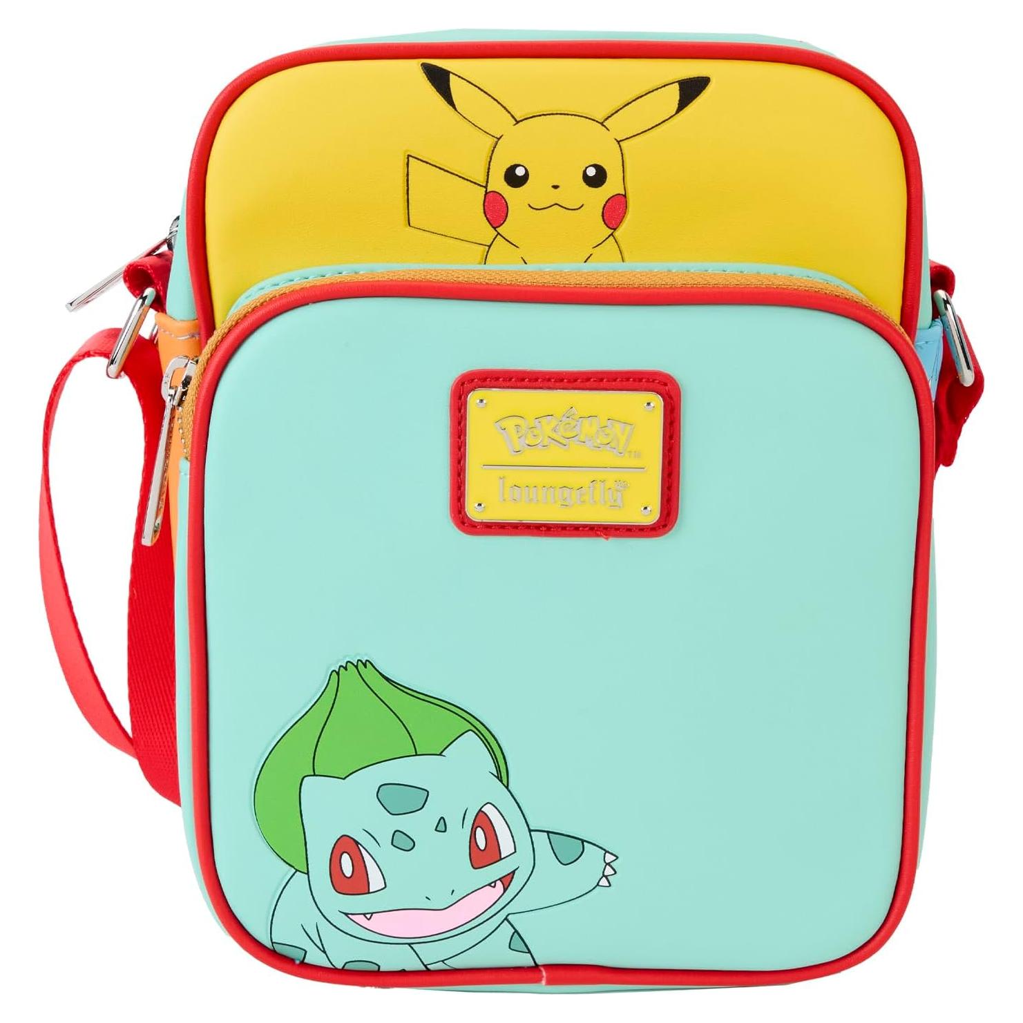 Bolso Cruzado Loungefly Pokémon con Diseño de Personajes