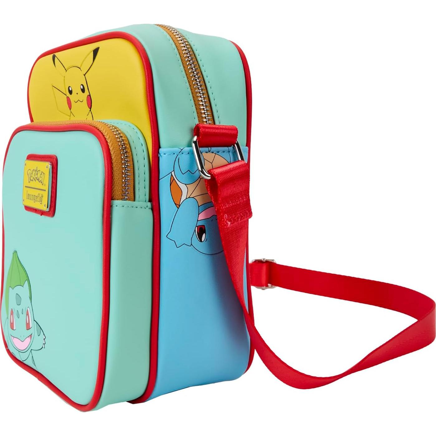 Bolso Cruzado Loungefly Pokémon con Diseño de Personajes
