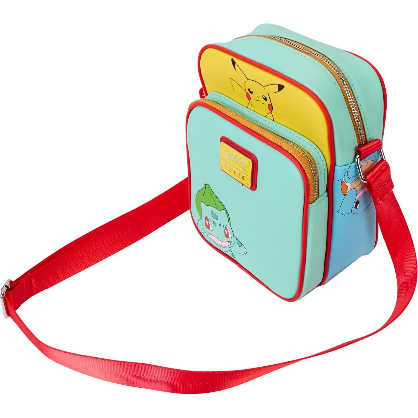 Bolso Cruzado Loungefly Pokémon con Diseño de Personajes