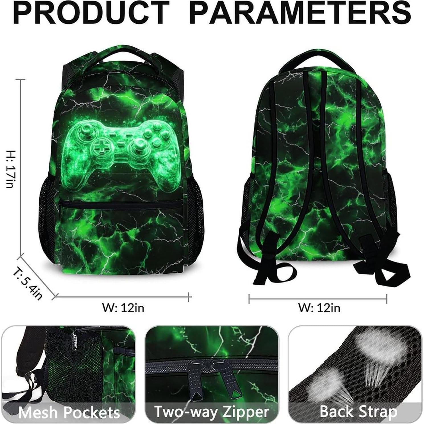 Mochila Escolar Niños Verde 43 cm Poliéster 11.5 L