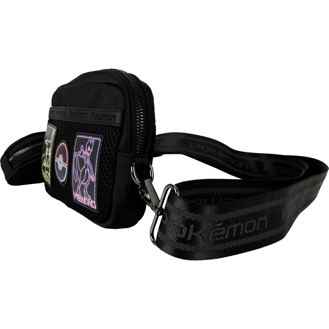 Bolso Bandolera Loungefly Pokémon Neon Brilla en la Oscuridad