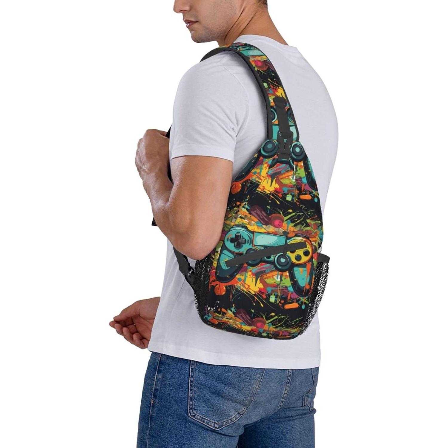 Mochila Cruzada Unisex Betyiwling Vintage 18.3x8.9x38.9 cm