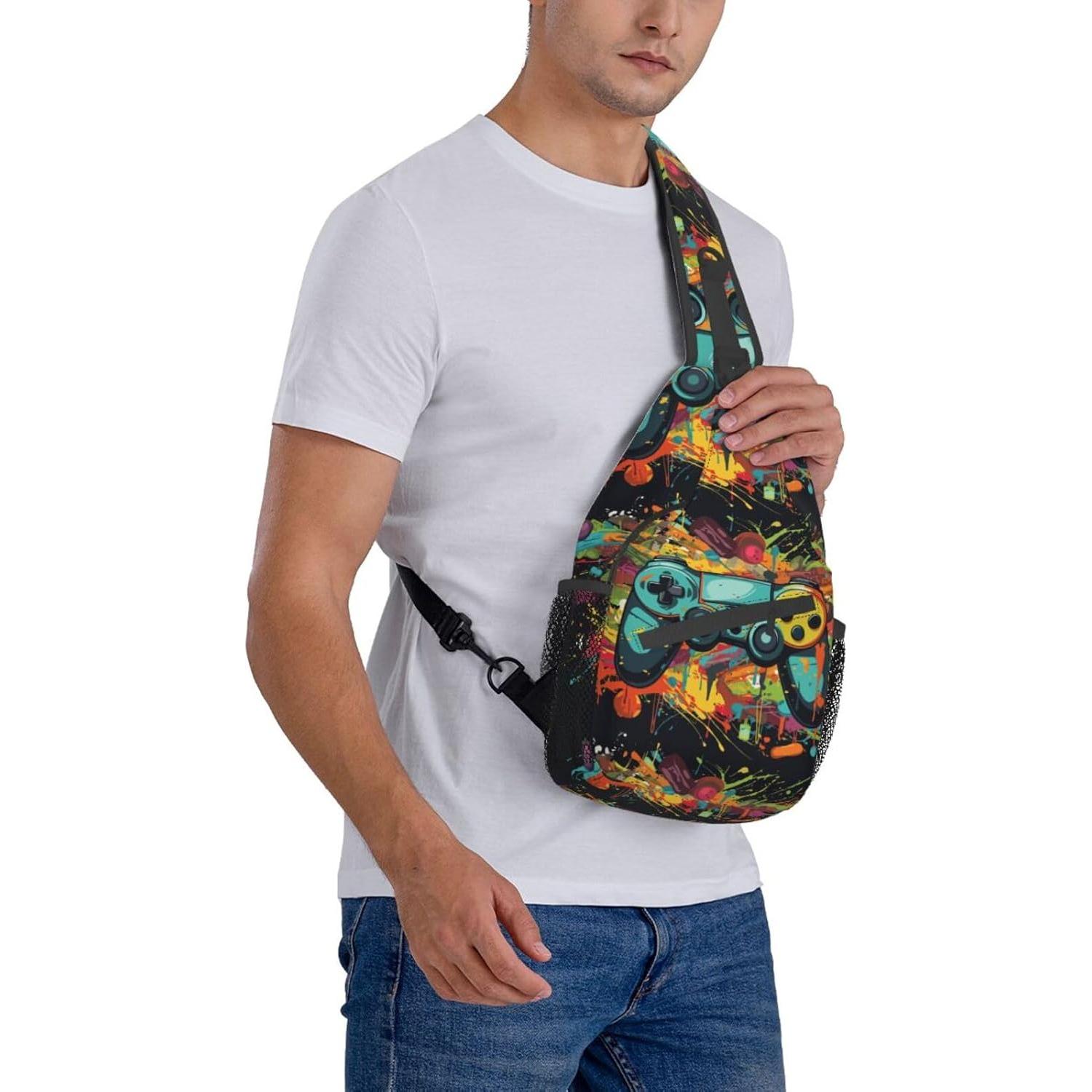 Mochila Cruzada Unisex Betyiwling Vintage 18.3x8.9x38.9 cm