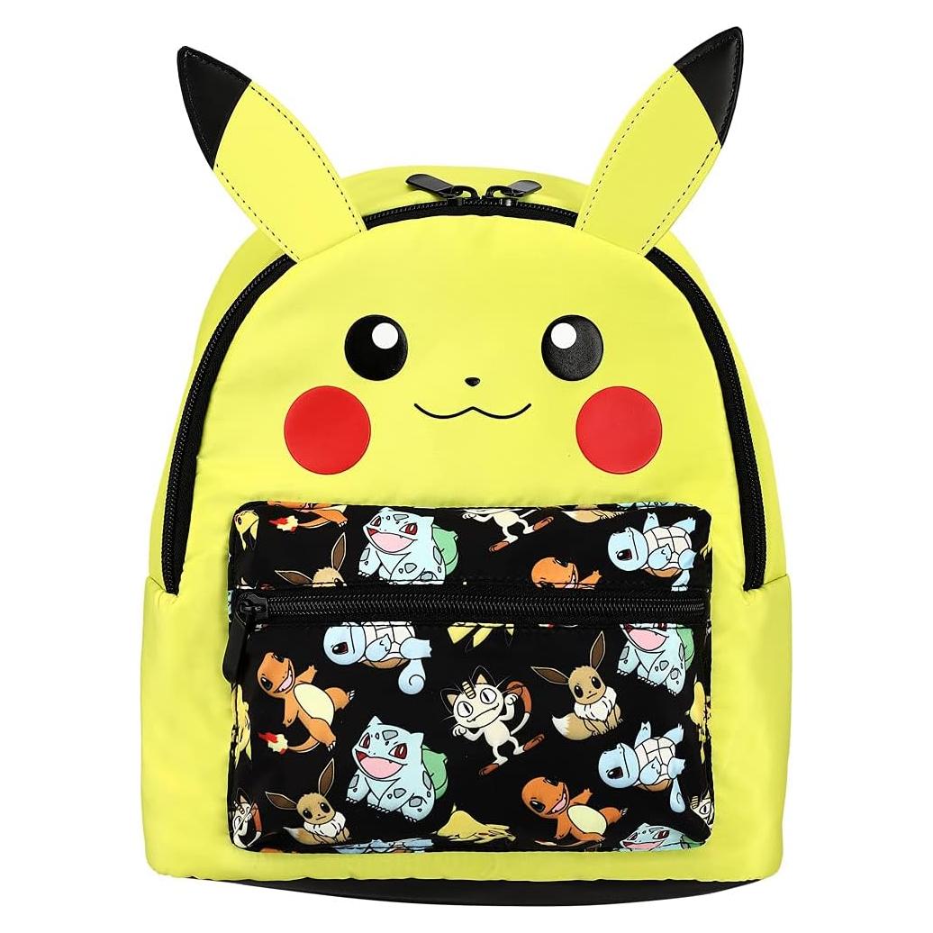 Mochila Mini Pikachu 3D Pokemon 21.6x27.9cm Unisex
