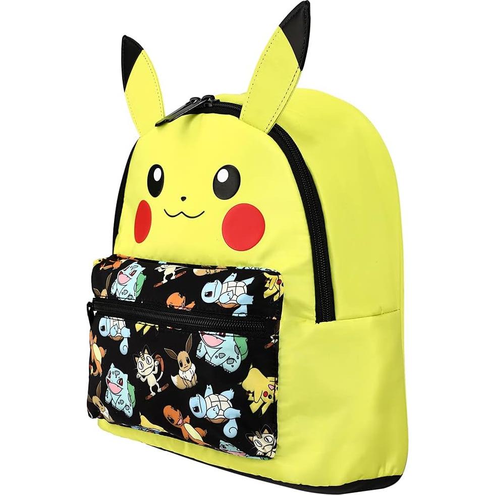 Mochila Mini Pikachu 3D Pokemon 21.6x27.9cm Unisex