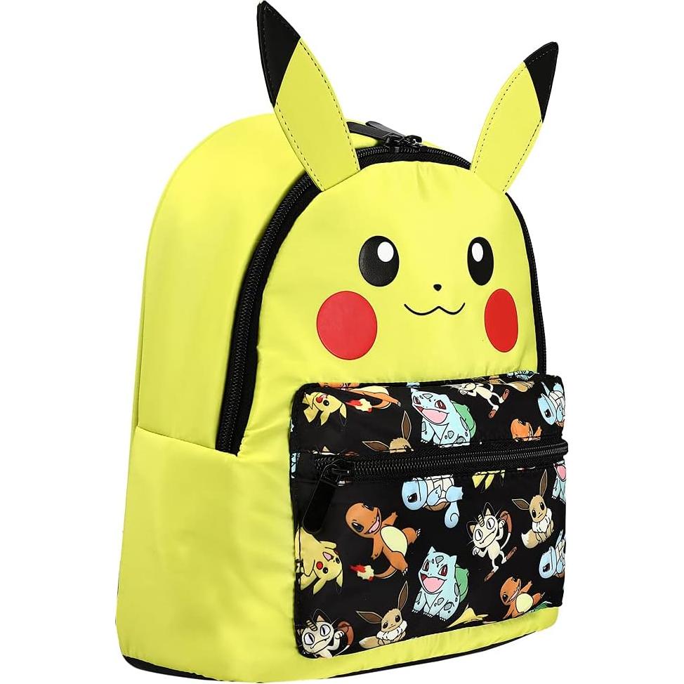 Mochila Mini Pikachu 3D Pokemon 21.6x27.9cm Unisex