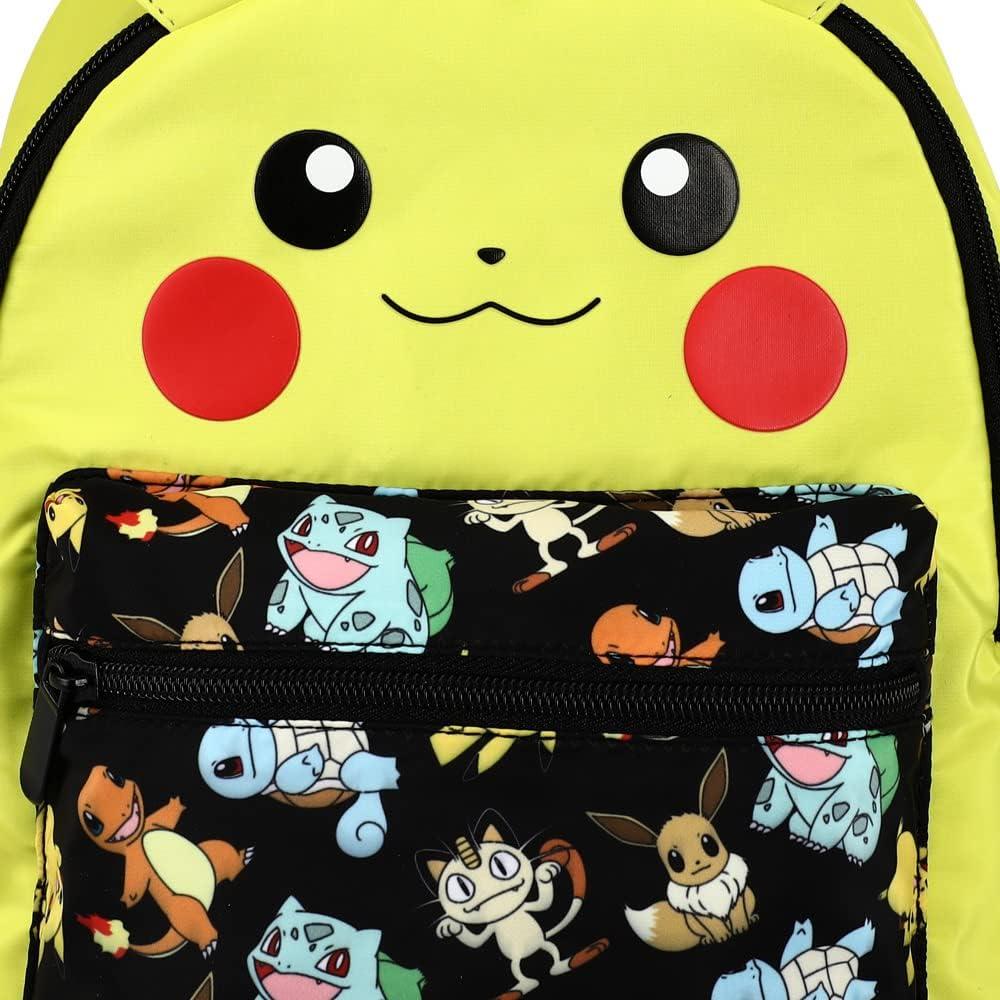 Mochila Mini Pikachu 3D Pokemon 21.6x27.9cm Unisex
