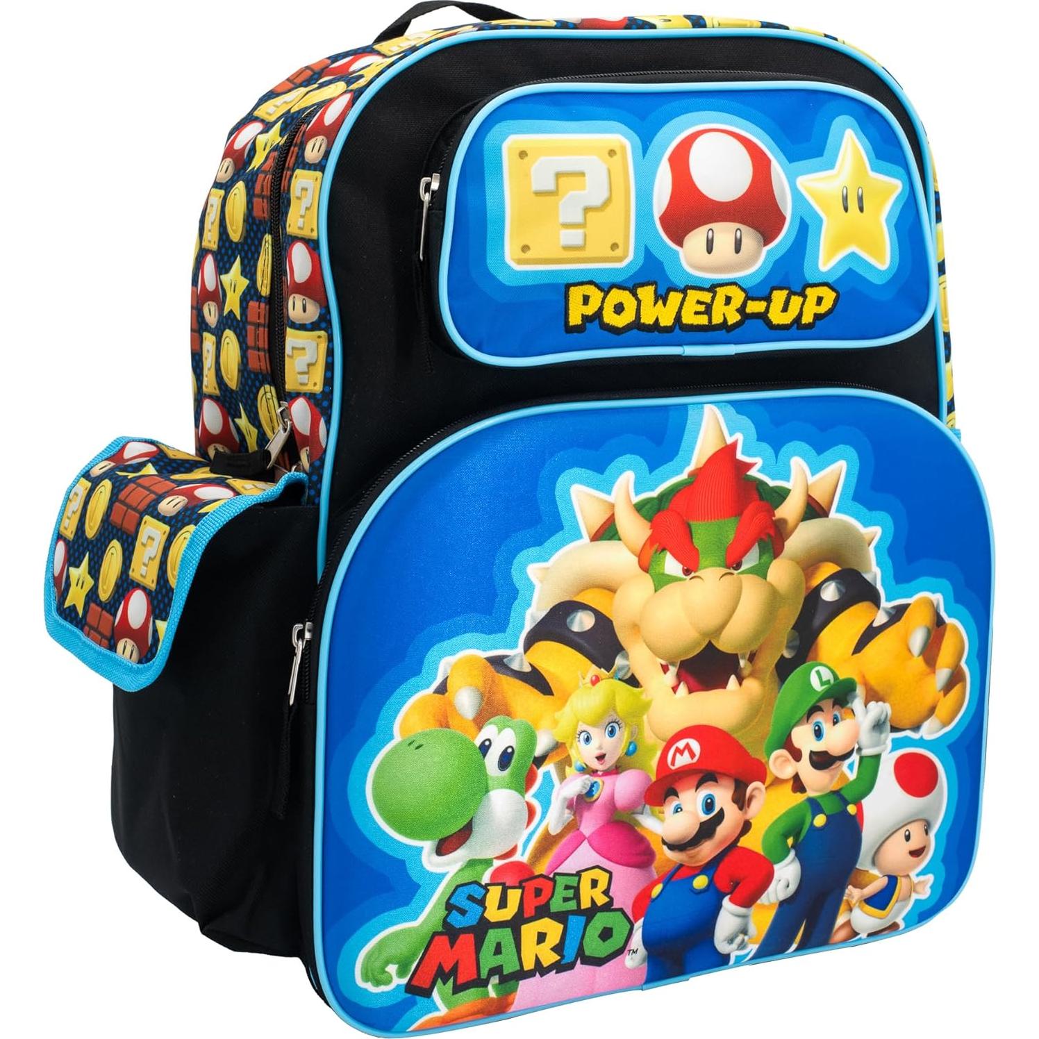Mochila Escolar Super Mario Brothers 16" (40.64 cm) 3D