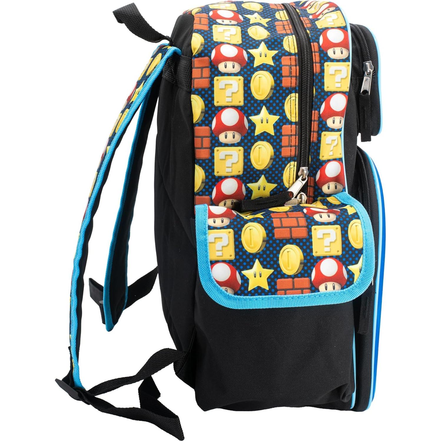 Mochila Escolar Super Mario Brothers 16" (40.64 cm) 3D