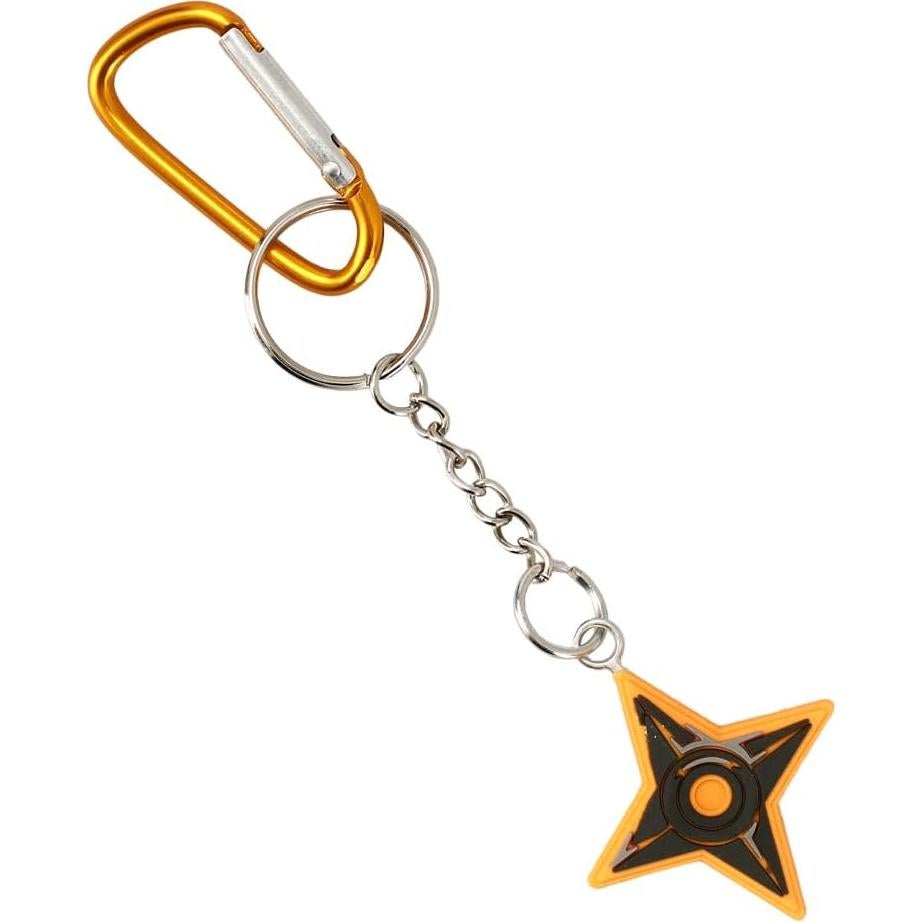 Conjunto Mochila 5 Piezas Naruto Anime Naranja y Negro