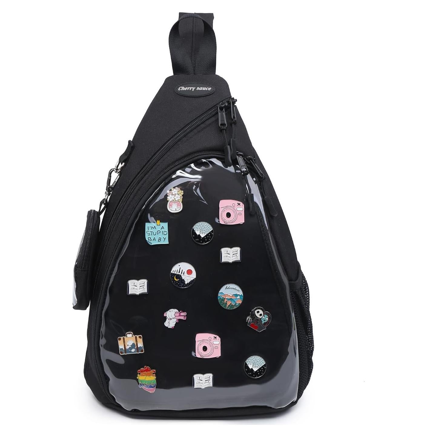 Mochila ITA Bag Kawaii Cherry Sauce Mediana para Pins