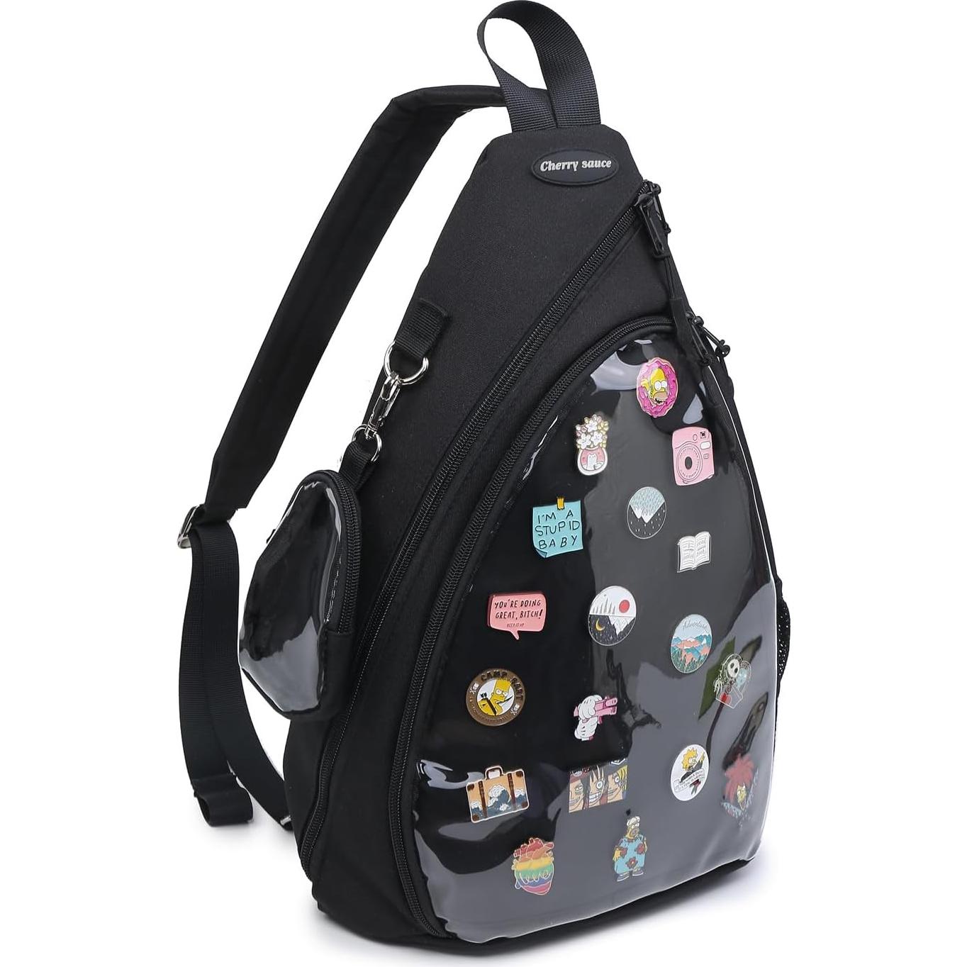 Mochila ITA Bag Kawaii Cherry Sauce Mediana para Pins