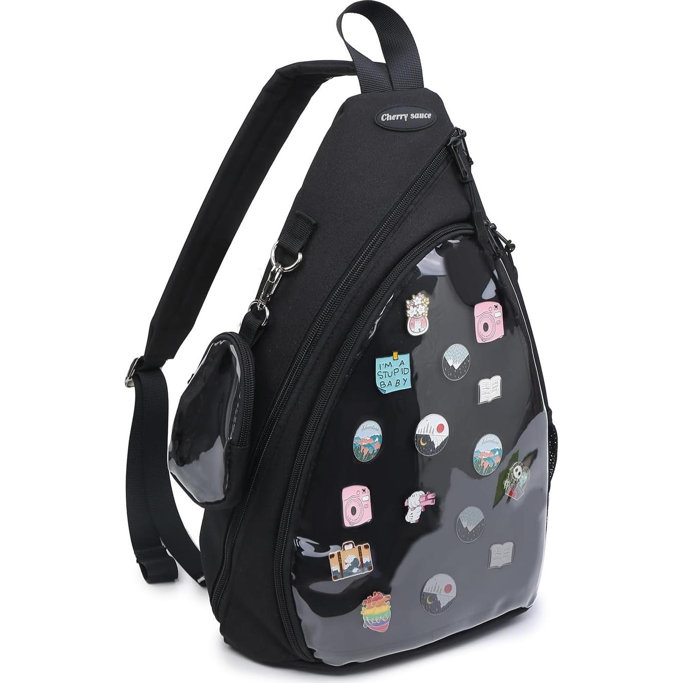 Mochila ITA Bag Kawaii Cherry Sauce Mediana para Pins