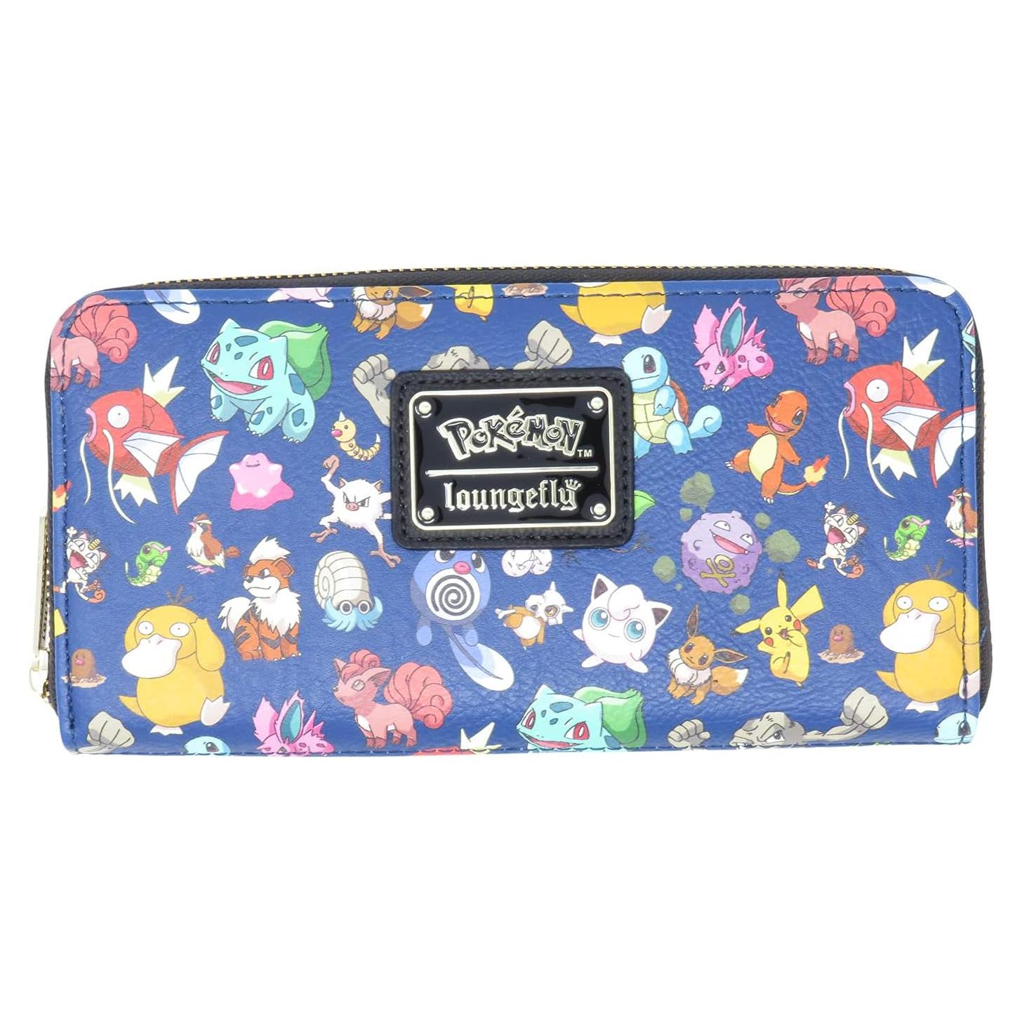 Billetera Loungefly Pokémon Primera Generación 20x10cm