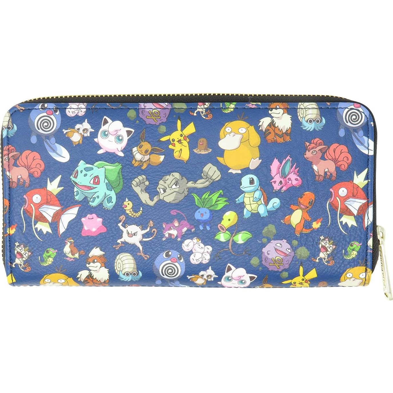 Billetera Loungefly Pokémon Primera Generación 20x10cm