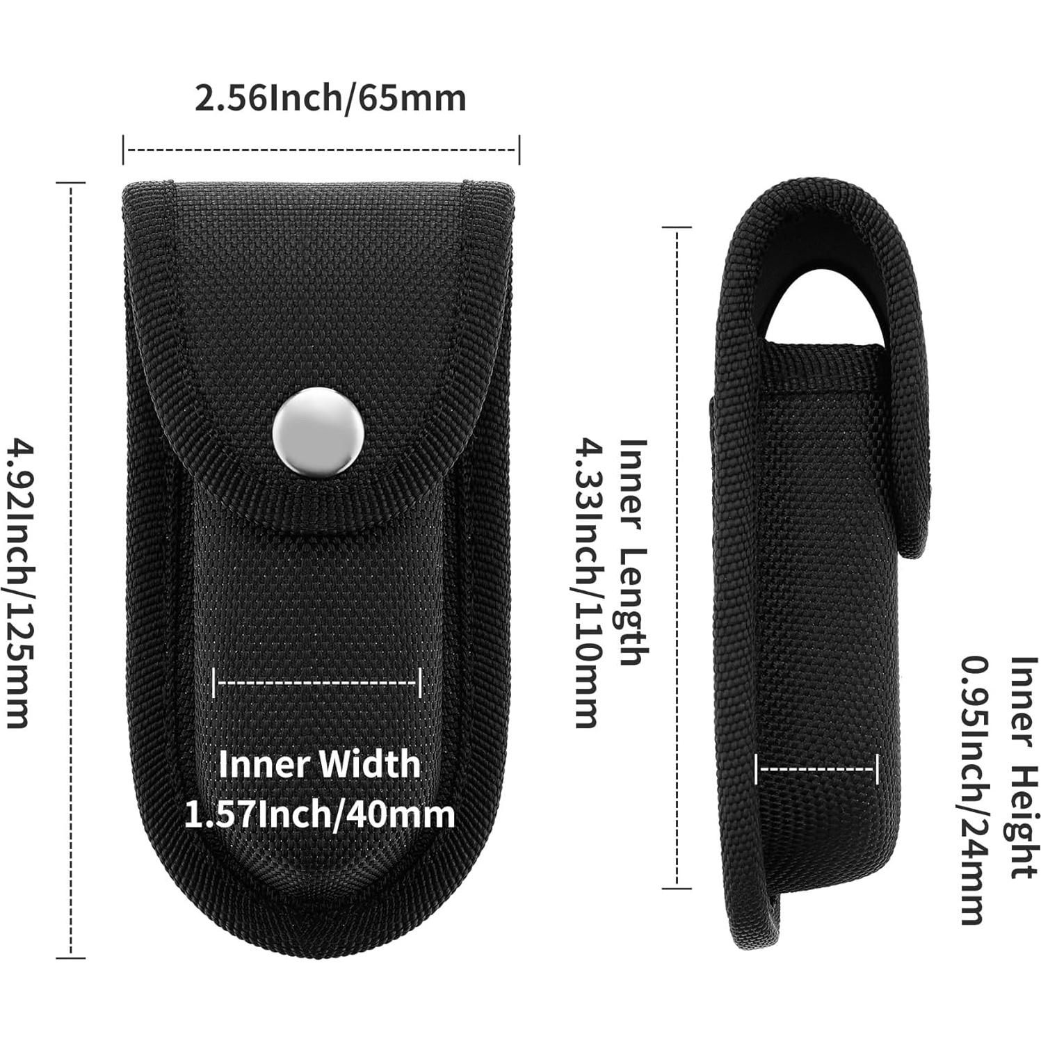 Funda para Cuchillo de Cinturón Timsec, Nylon Negro, 4.25"