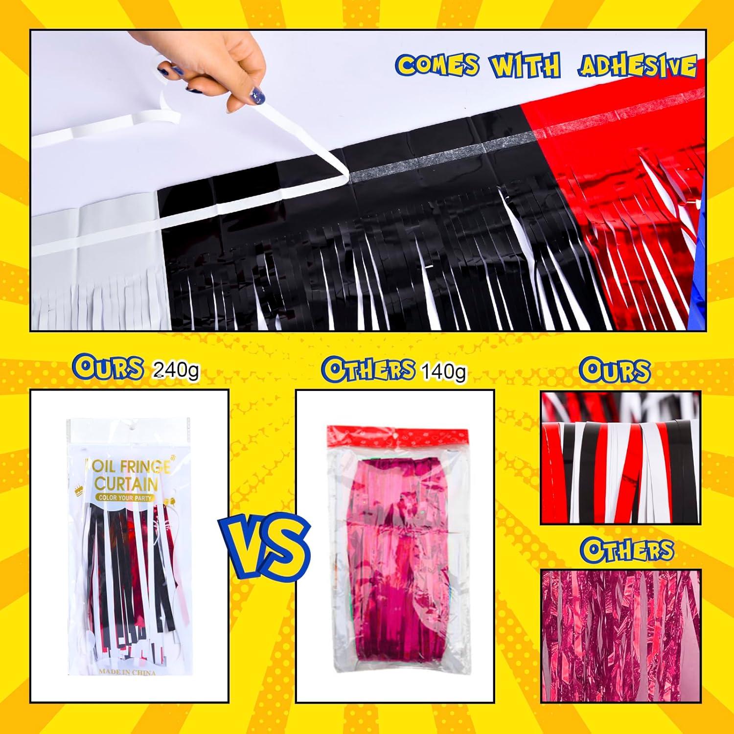 Cortinas de Flecos de Aluminio Mega-Loopolis 2 Pzs Monstruo