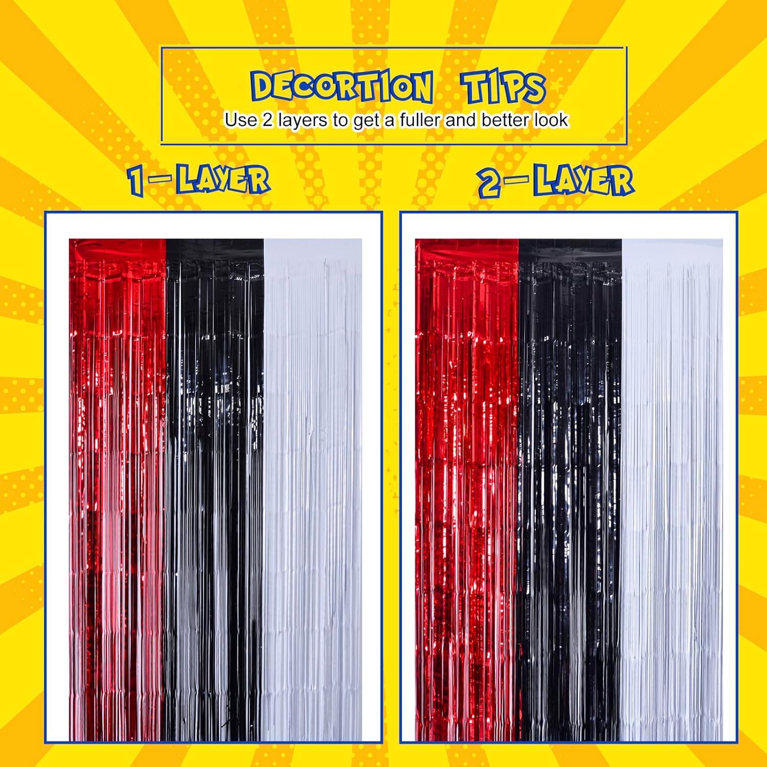 Cortinas de Flecos de Aluminio Mega-Loopolis 2 Pzs Monstruo