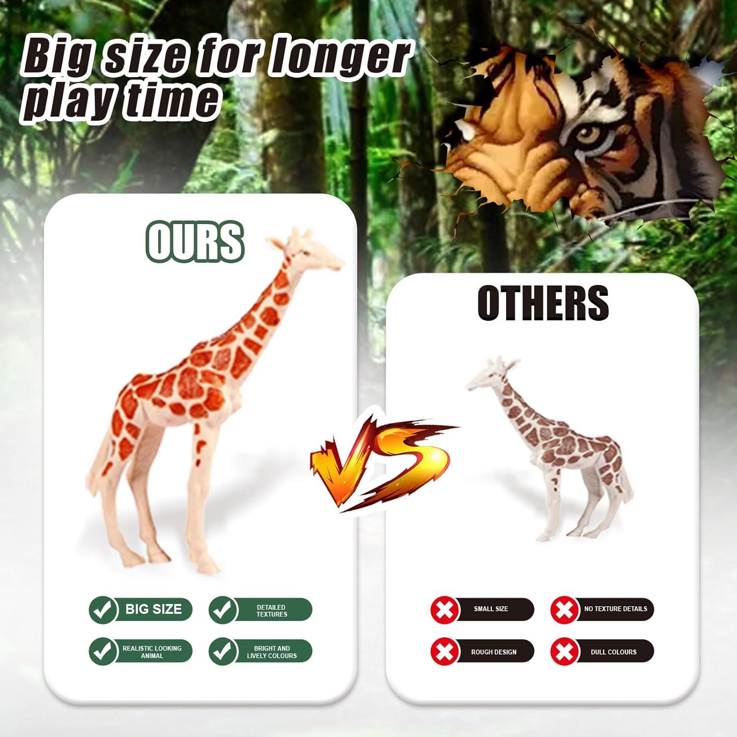 Juego de Juguetes de Animales de Selva YNNMOMK - 16 Piezas