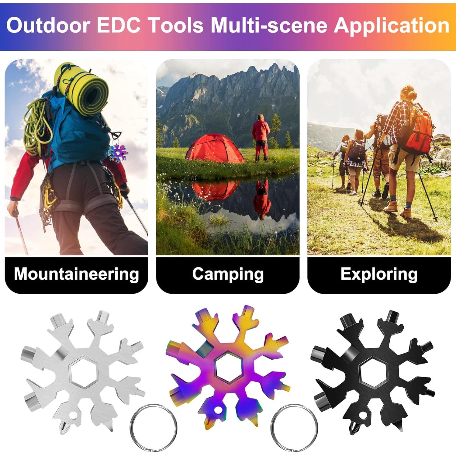 Multiherramienta Copo de Nieve 18-en-1 GoosWexmzl Acero Inoxidable