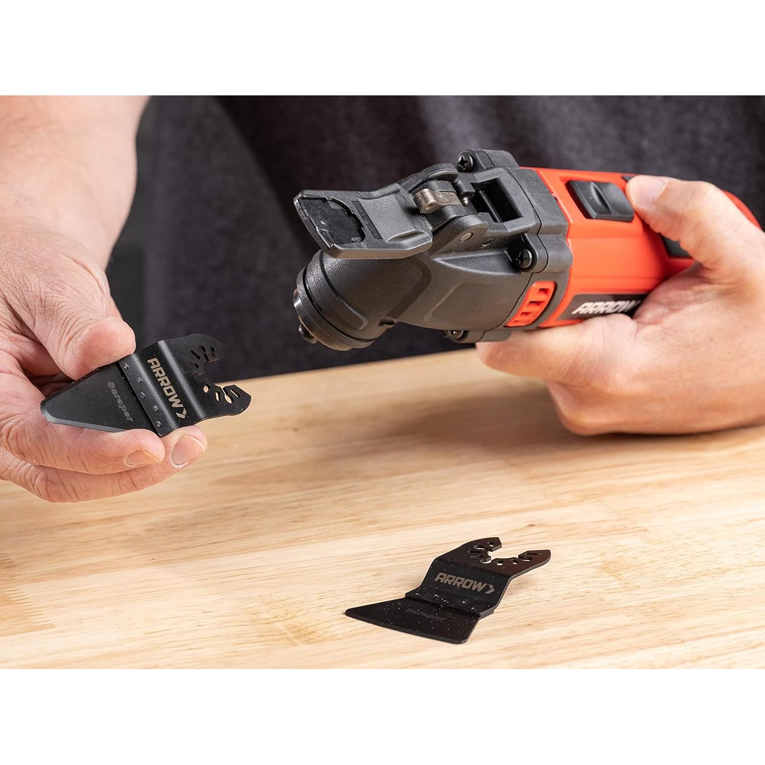 Kit de Cuchillas de Raspado Arrow OSCSCPK-2A para Herramientas Oscilantes