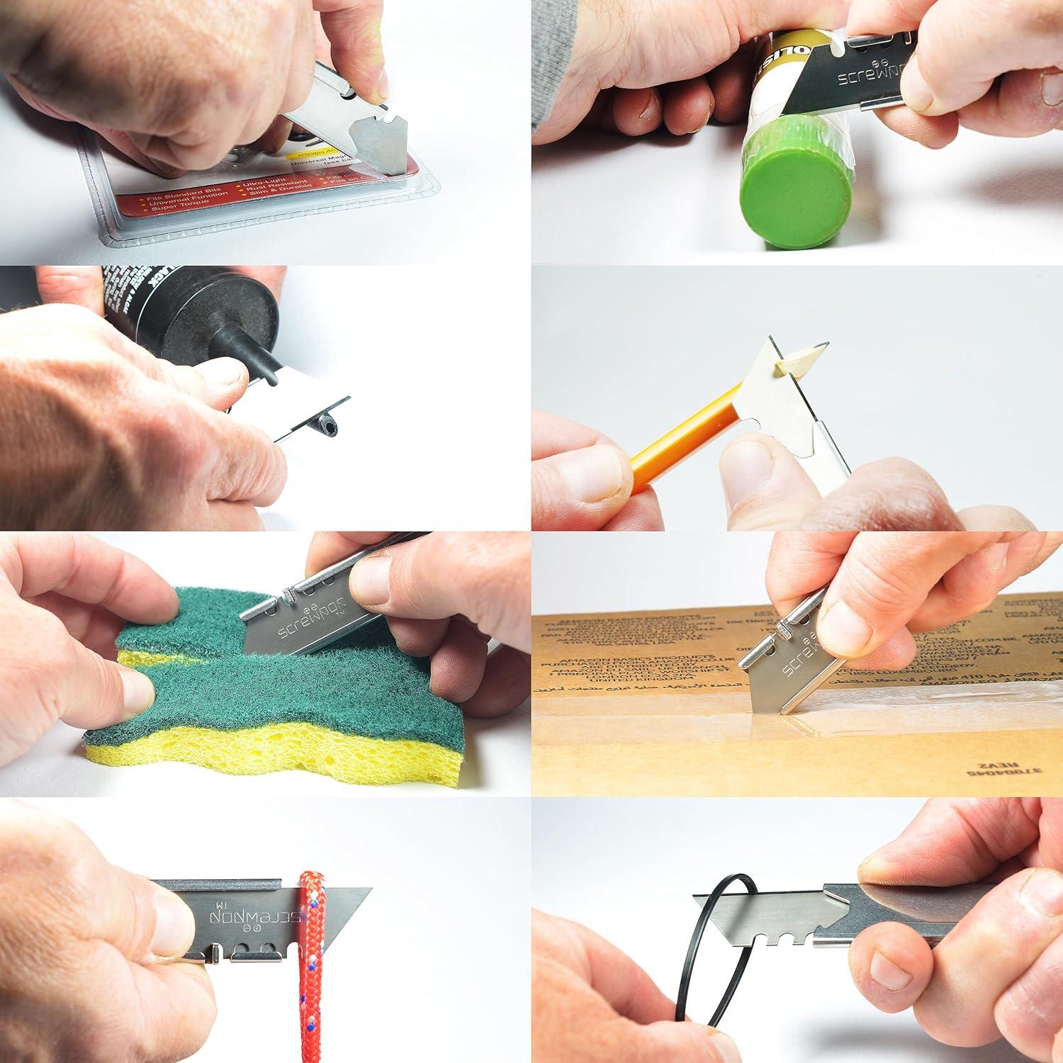 Cuchillo de bolsillo utilitario Screwpop Ron 3.0 con abridor