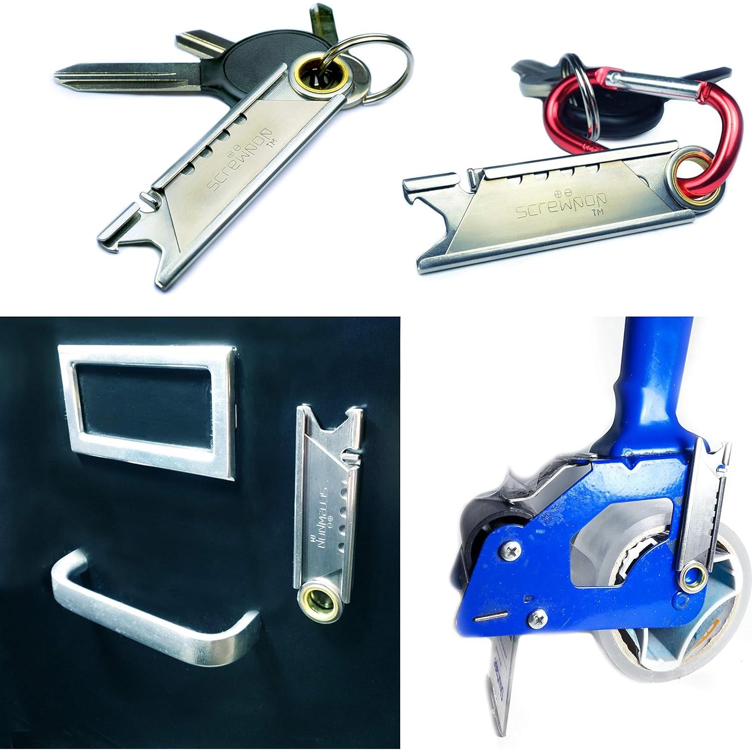 Cuchillo de bolsillo utilitario Screwpop Ron 3.0 con abridor