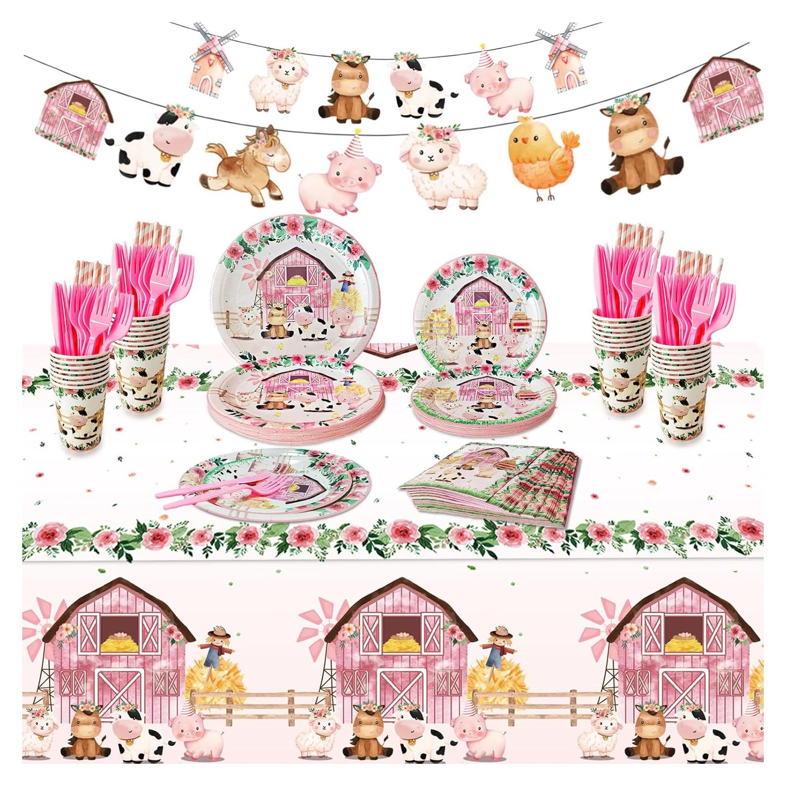 Vajilla de Fiesta de Granja Aoerfes para 24 Invitados