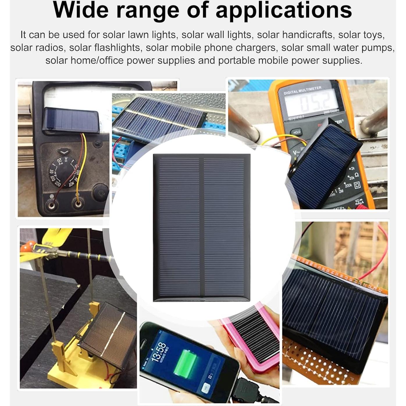 Paneles Solares Policristalinos FellDen 5V 200mA 5PCS