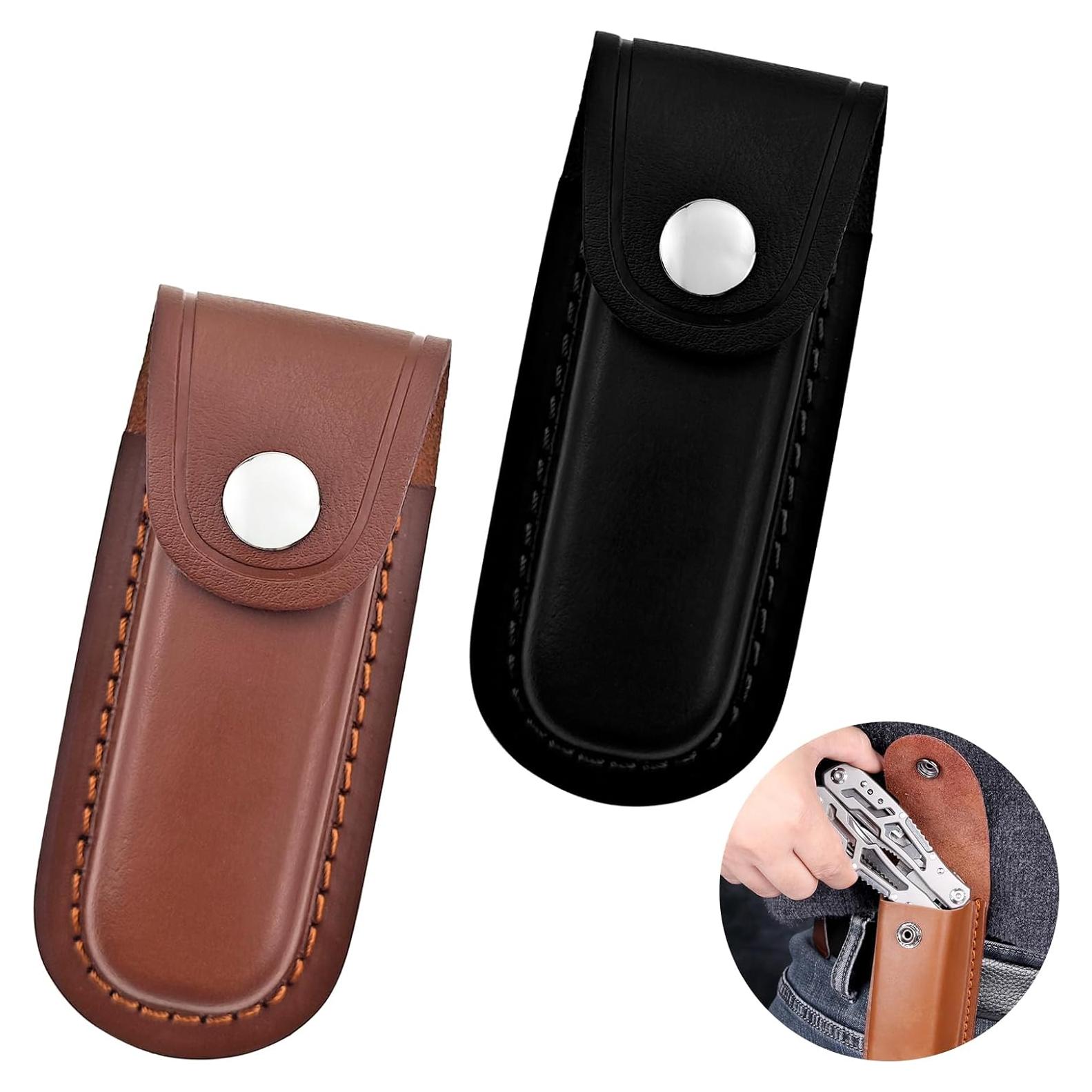 Funda de Cuchillo de Cuero Arvintas para Cinturón - 2 Paquetes