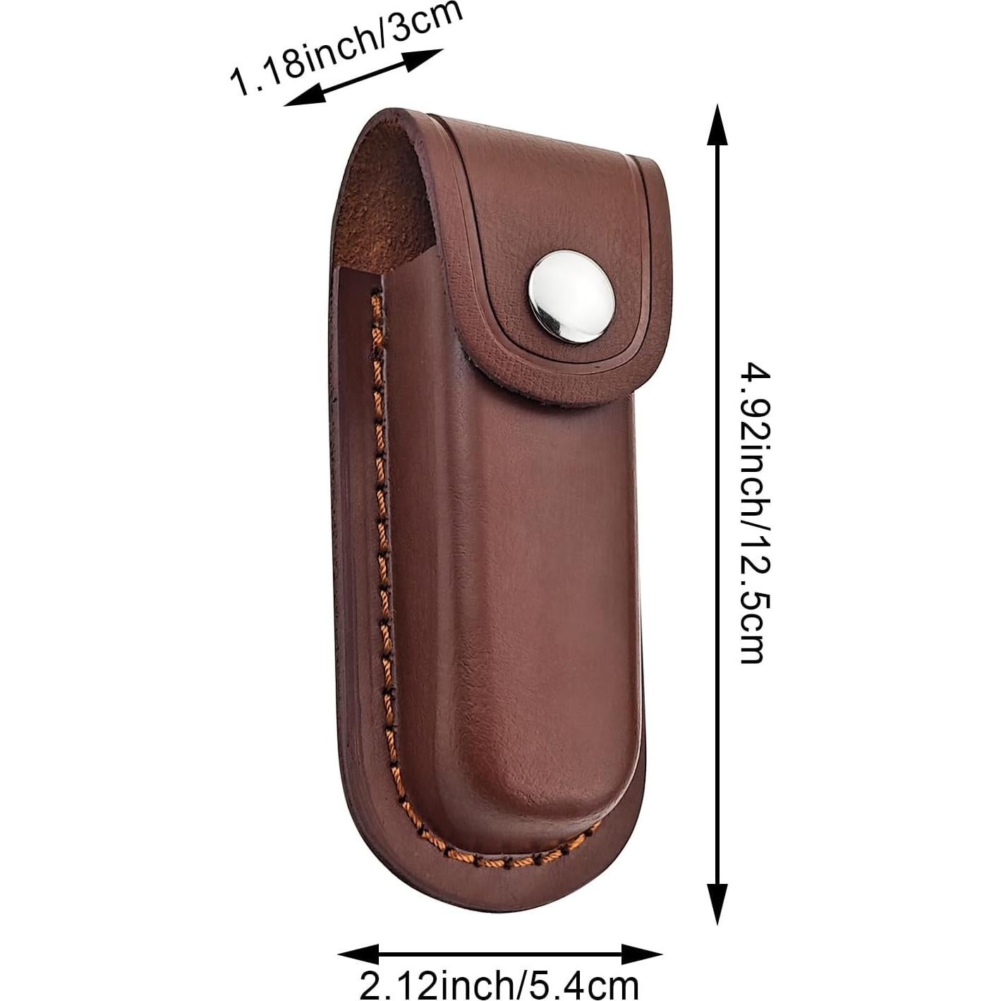 Funda de Cuchillo de Cuero Arvintas para Cinturón - 2 Paquetes