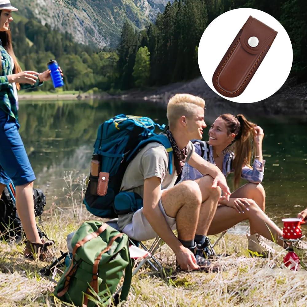 Funda de Cuchillo de Cuero Arvintas para Cinturón - 2 Paquetes