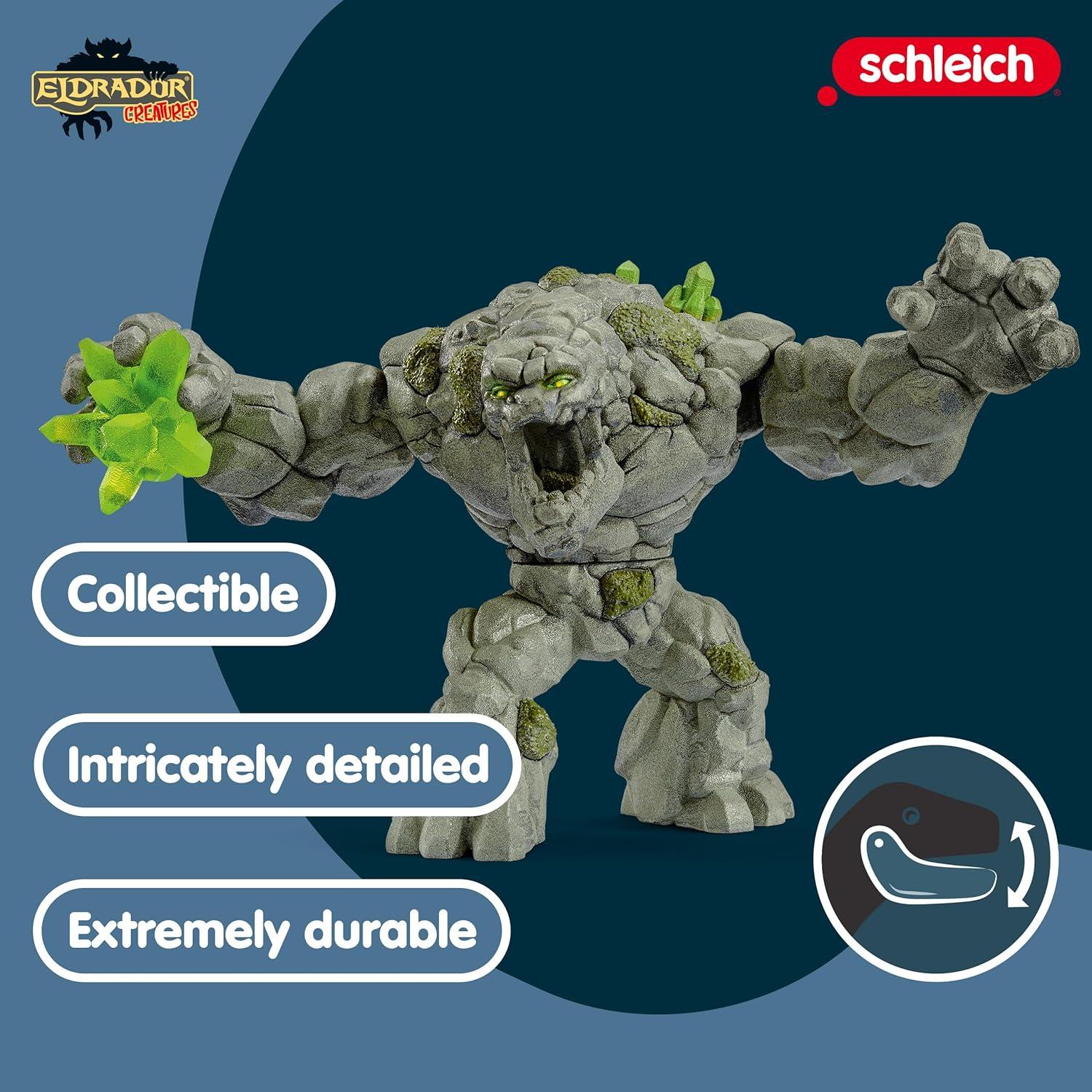 Monstruo de Piedra Schleich 19.5cm con Cristal Removible