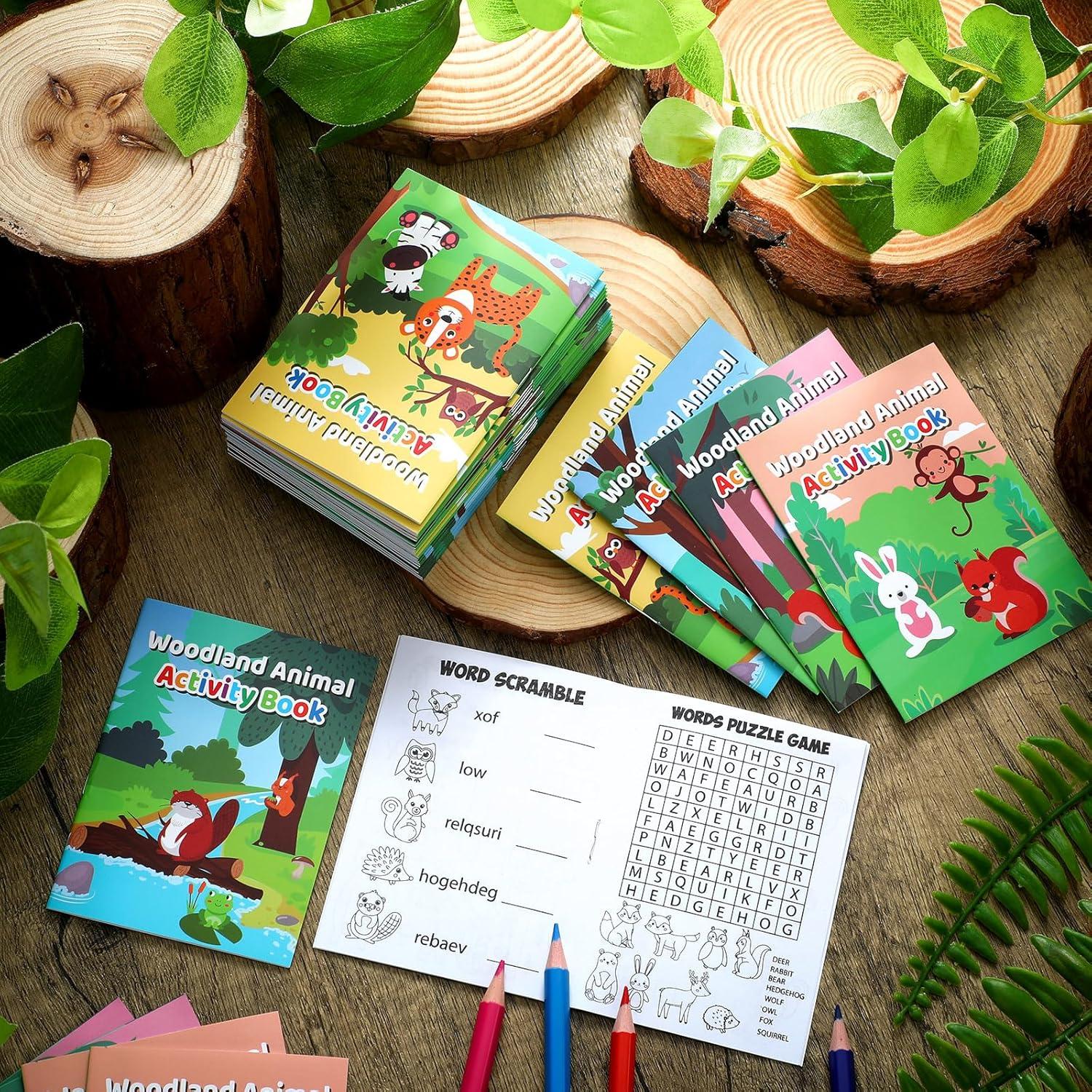 36 Mini Libros de Actividades Sinmoe para Niños 10x7.5cm