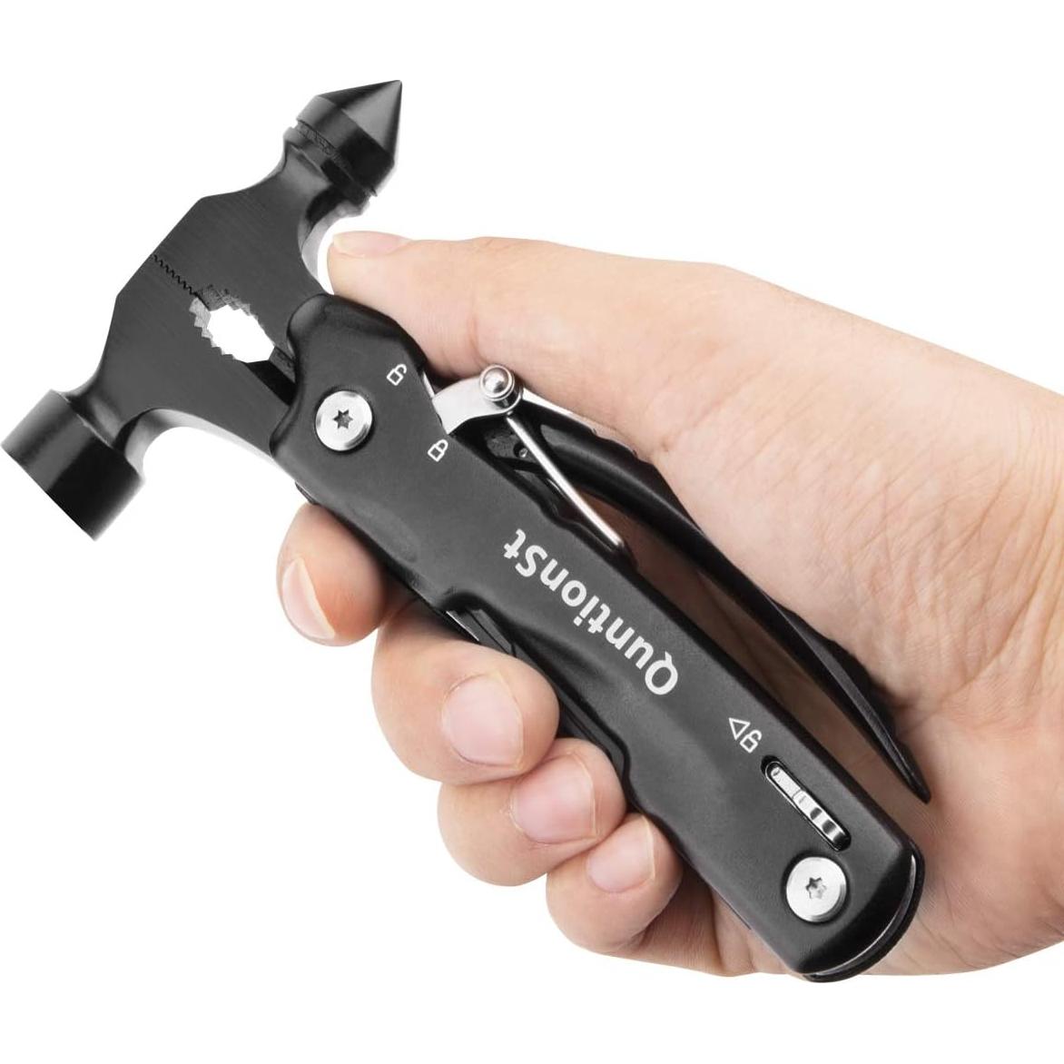 Martillo de Supervivencia 12 en 1 QuntionSt - Herramienta Multifuncional