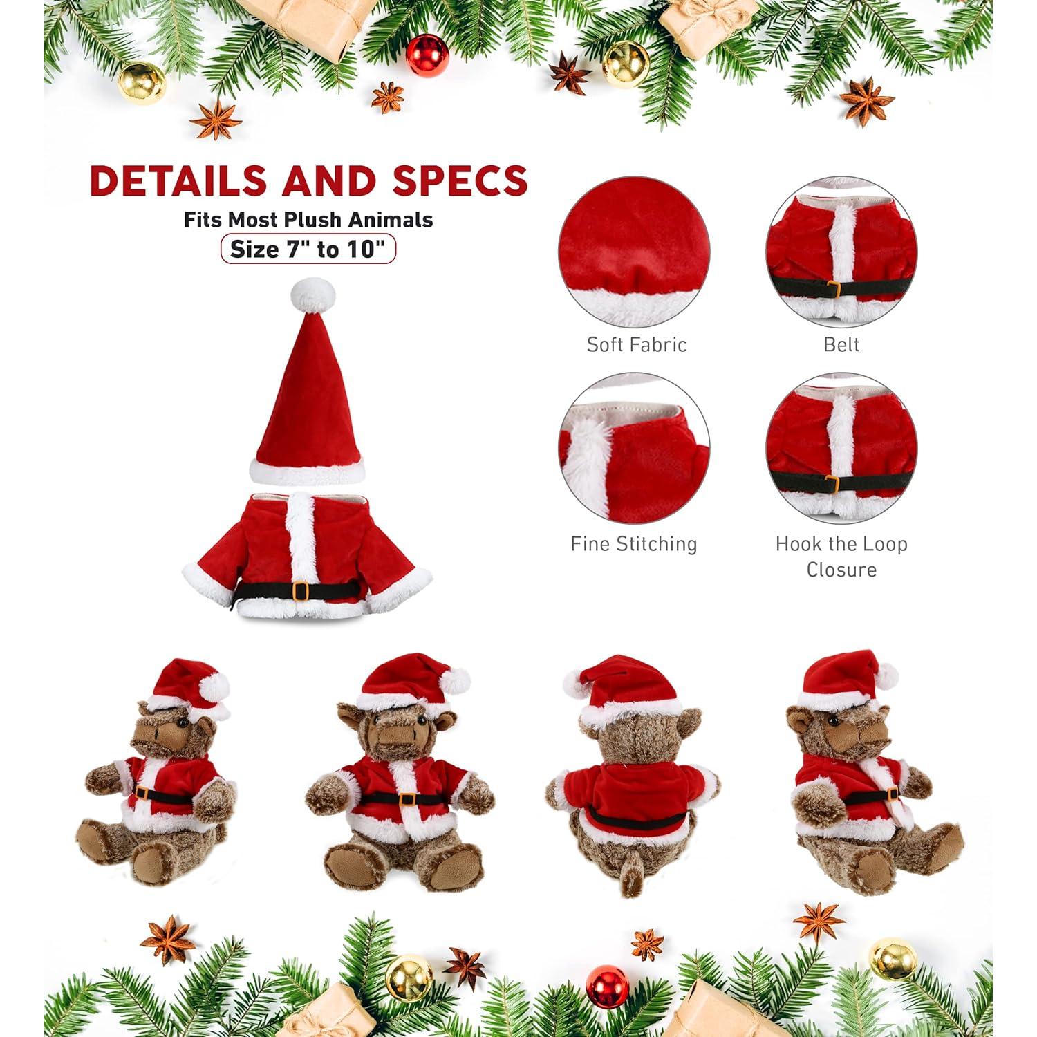 Conjunto de Disfraz de Papá Noel DolliBu para Oso de Peluche Grande