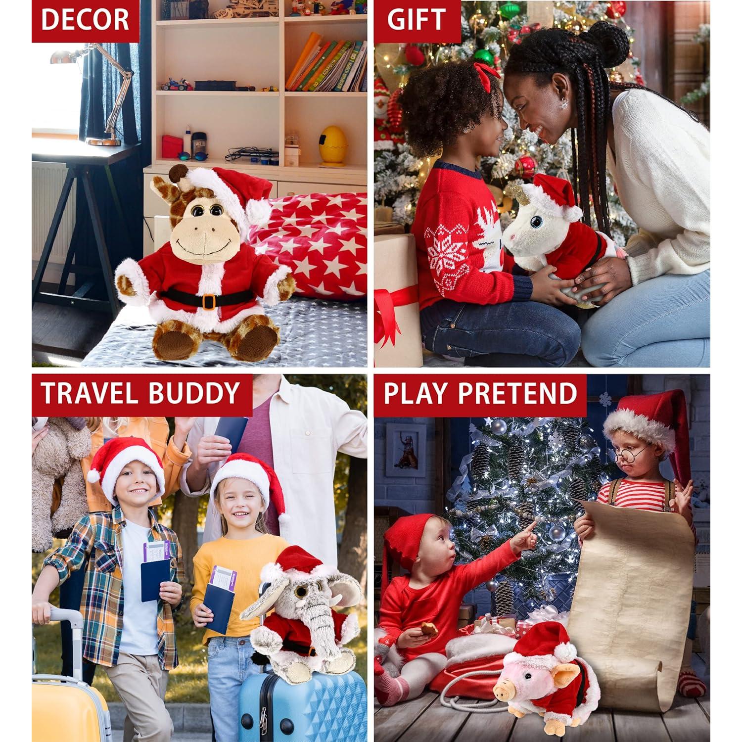 Conjunto de Disfraz de Papá Noel DolliBu para Oso de Peluche Grande