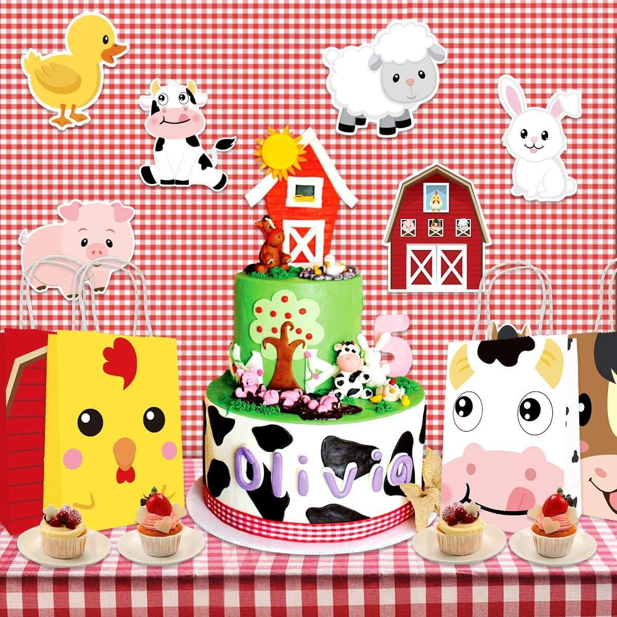 Bolsas de Fiesta de Animales de Granja Fancy Land 18 Pzs