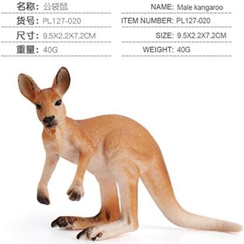 Figuras de Animales de Safari AUCOOMA 4 Piezas Juguetes