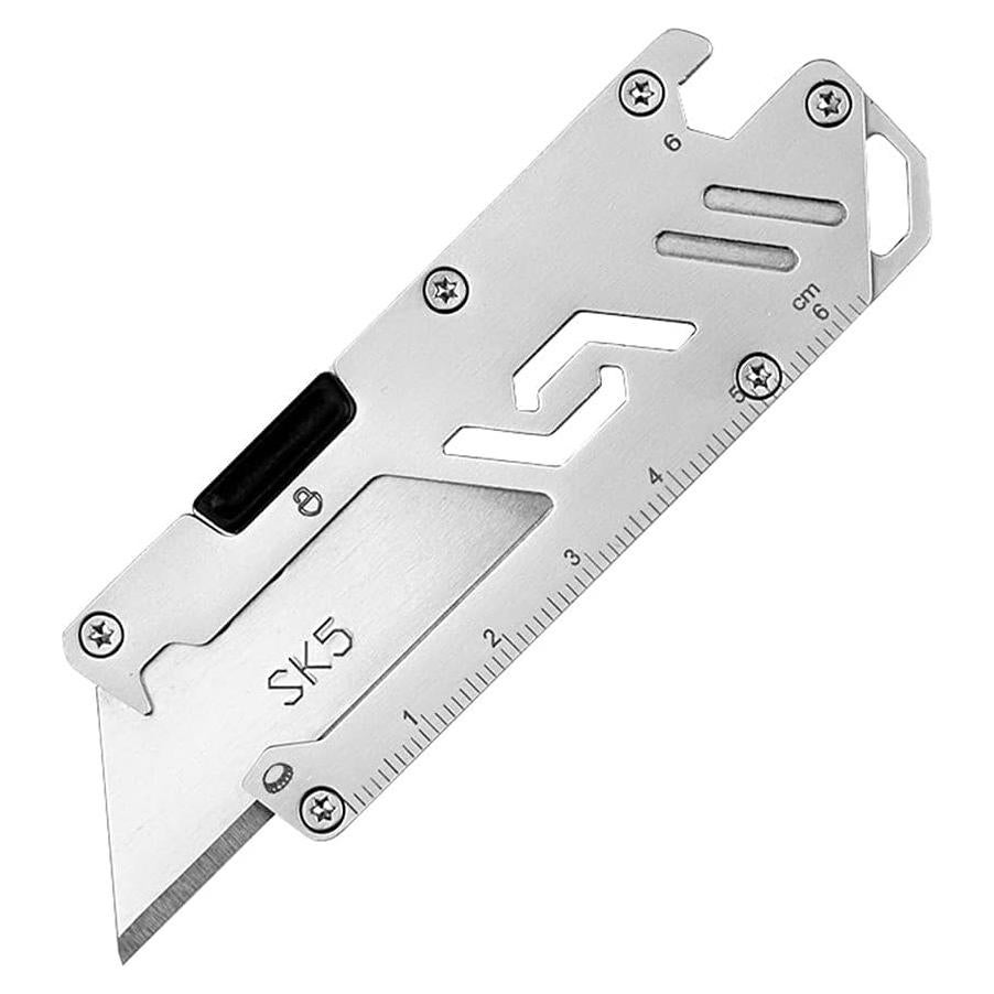 Cuchillo Utilitario Plegable KUNSON de Acero Inoxidable EDC