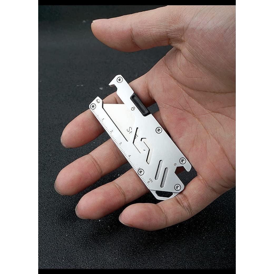 Cuchillo Utilitario Plegable KUNSON de Acero Inoxidable EDC