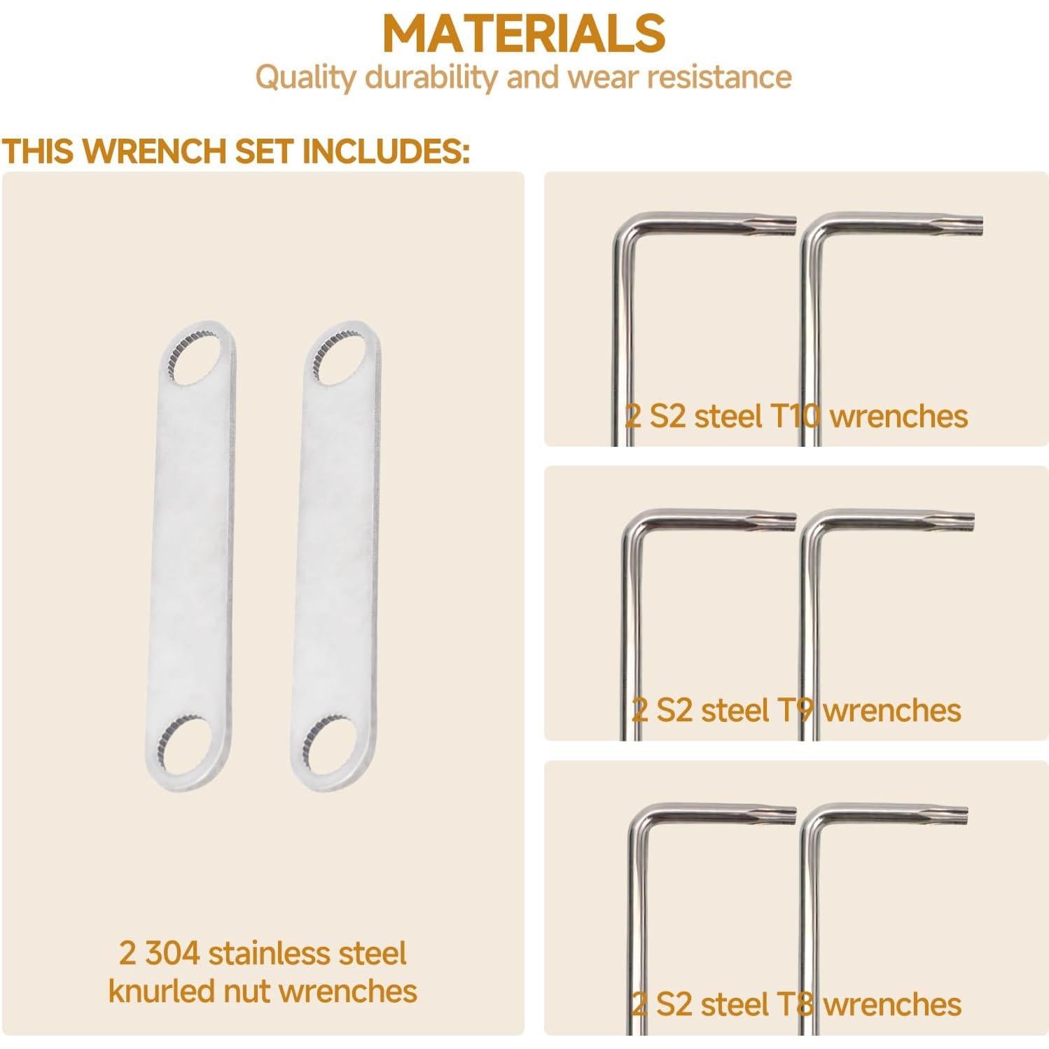 Juego de llaves multiusos Numano 8 piezas para Leatherman