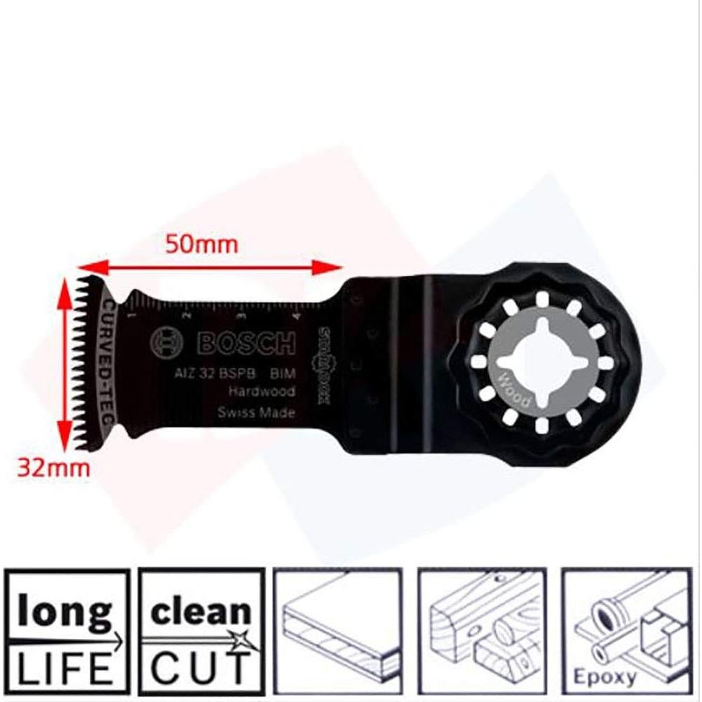 Conjunto 5 Hojas de Corte Inmersión Bosch Starlock Carburo