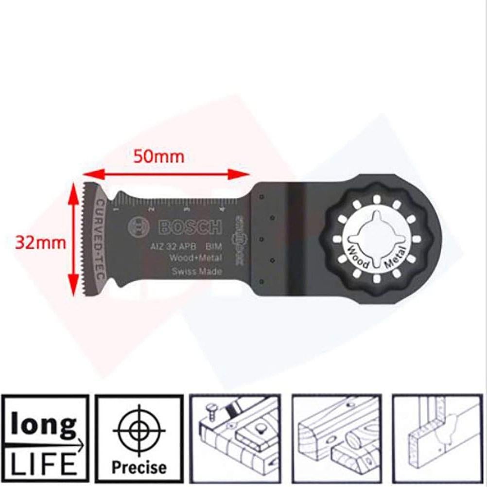 Conjunto 5 Hojas de Corte Inmersión Bosch Starlock Carburo