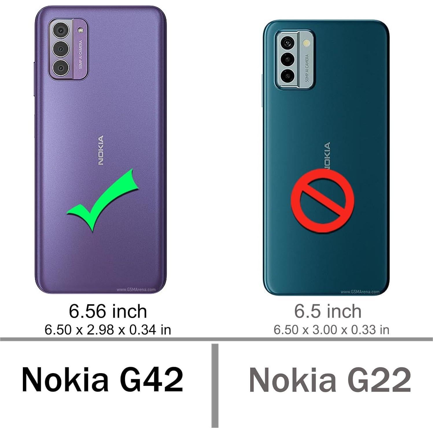 Funda Transparente Osophter para Nokia G42/G310 5G con Protector