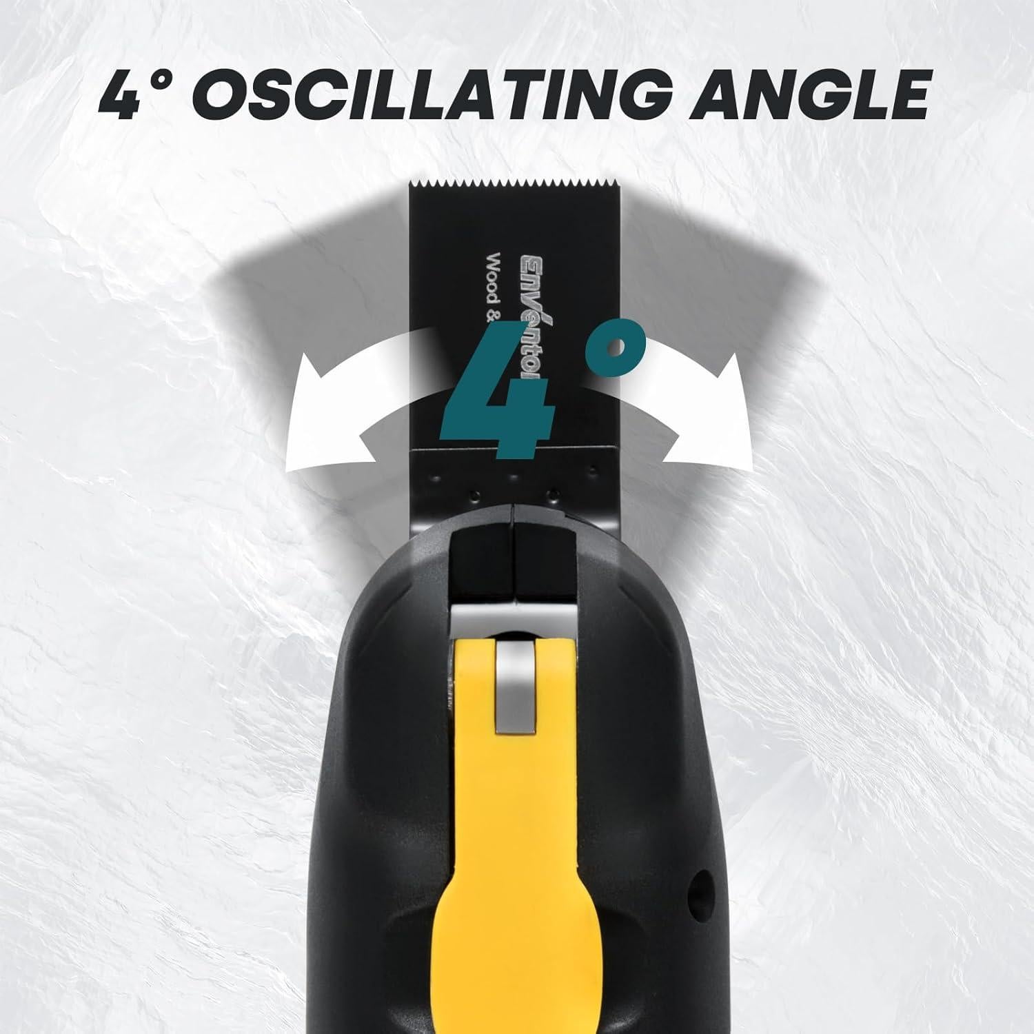 Herramienta Oscilante Inalámbrica Enventor 20V con 28 Accesorios