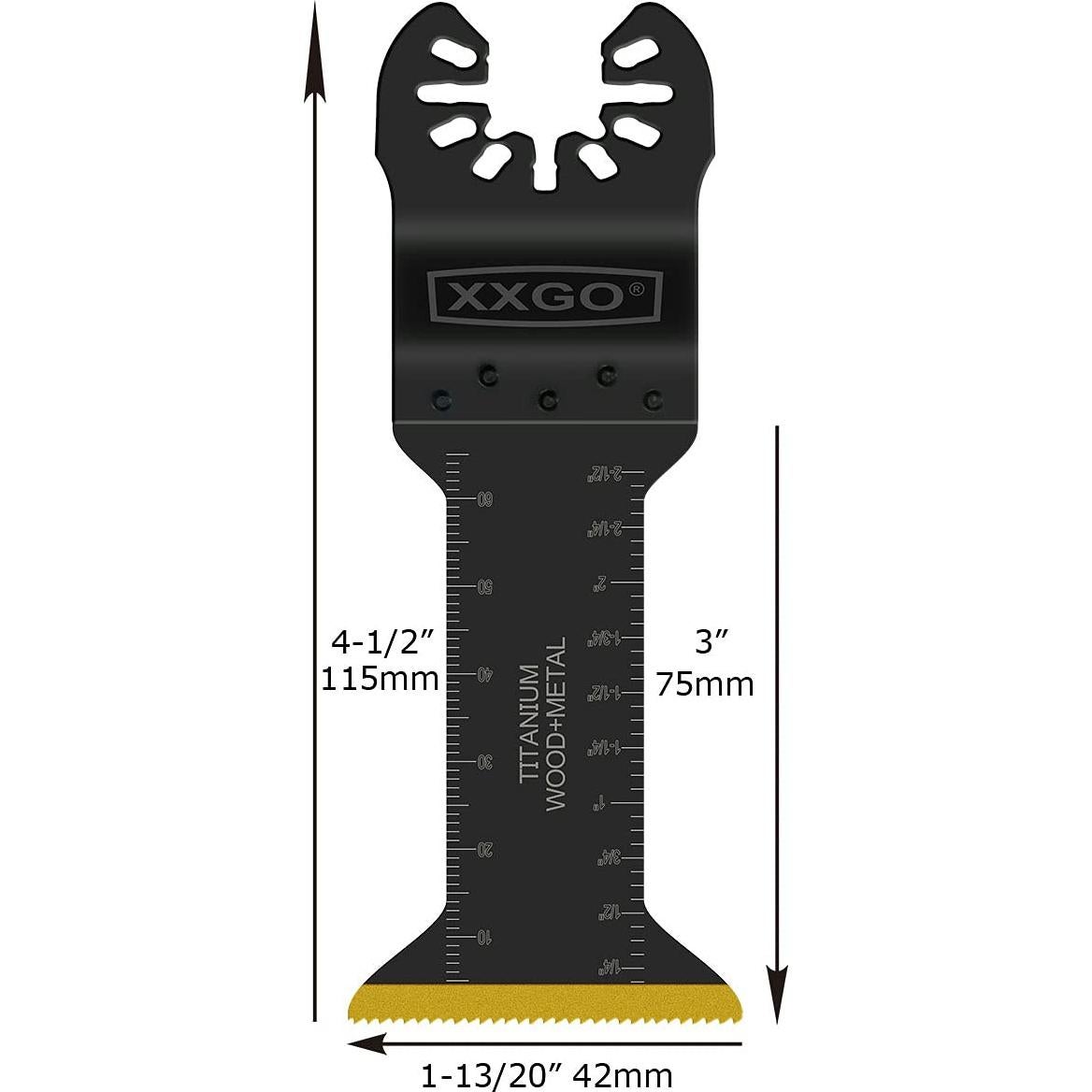 Kits de Cuchillas Multitool Titanio Bi Metal 4 Pcs XXGO
