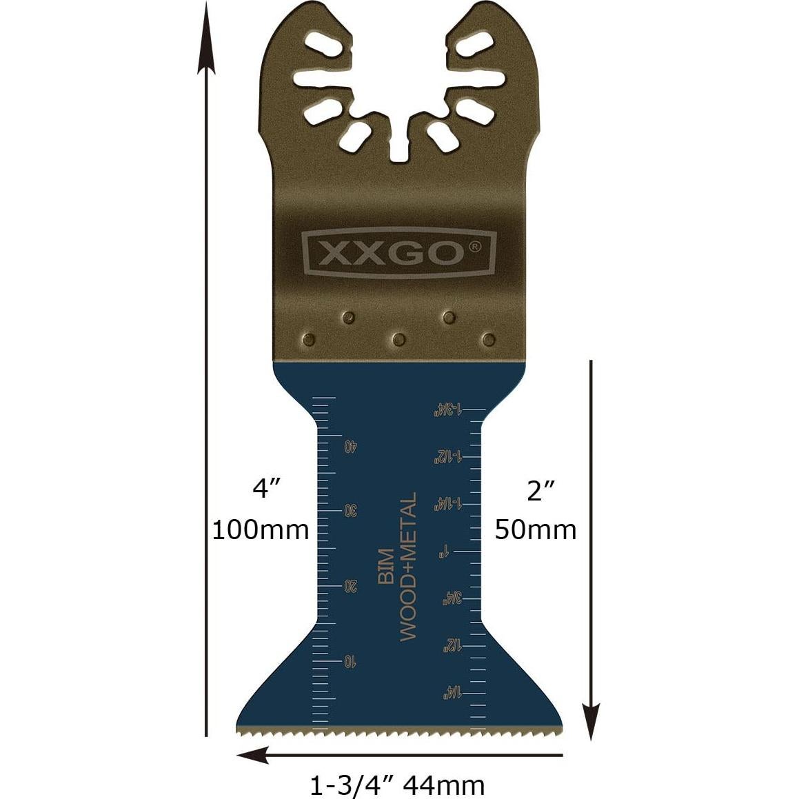 Kits de Cuchillas Multitool Titanio Bi Metal 4 Pcs XXGO